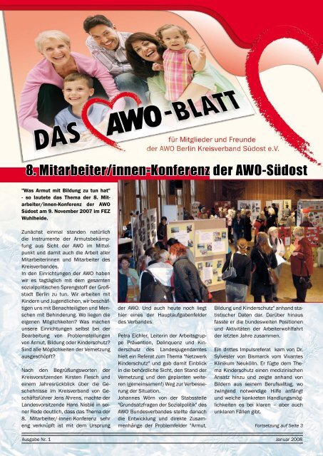 Arbeiterwohlfahrt Berlin Kreisverband Südost eV - AWO Berlin ...