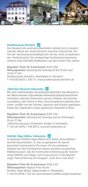 Alle Infos zur Bodensee Vorarlberg Freizeitkarte - Hotel Deutschmann