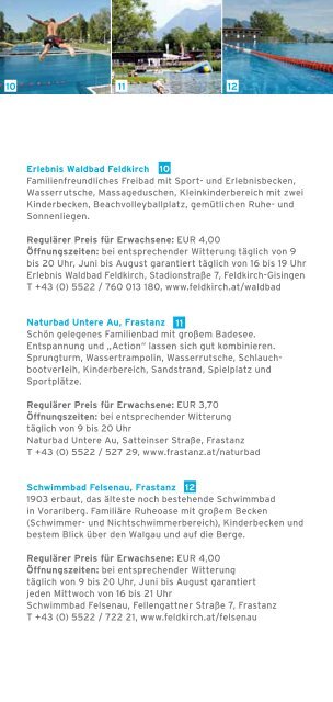 Alle Infos zur Bodensee Vorarlberg Freizeitkarte - Hotel Deutschmann