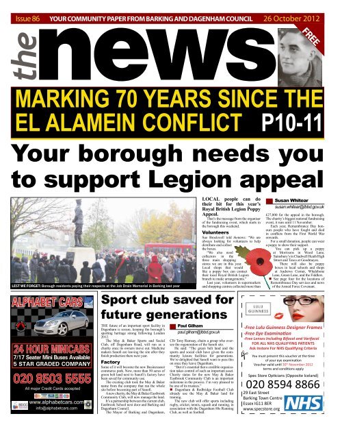 Issue 86 26 October Barking Dagenham