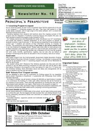 Newsletter No. 16 - Proserpine State High School - Education ...