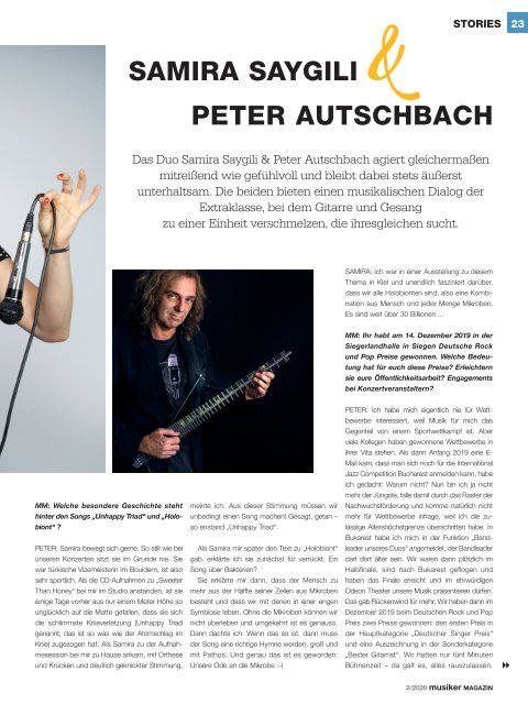 Musiker Magazin 2/2020