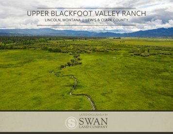 Historic Productive Cattle Ranch | 8,818 Total Acre Ranch for Sale near Lincoln, MT