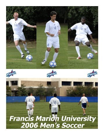 Francis Marion University 2006 Men's Soccer - ACS Integration: Home