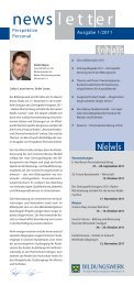 Newsletter Perspektive Personal 01/2011 - Bildungswerk der Baden ...