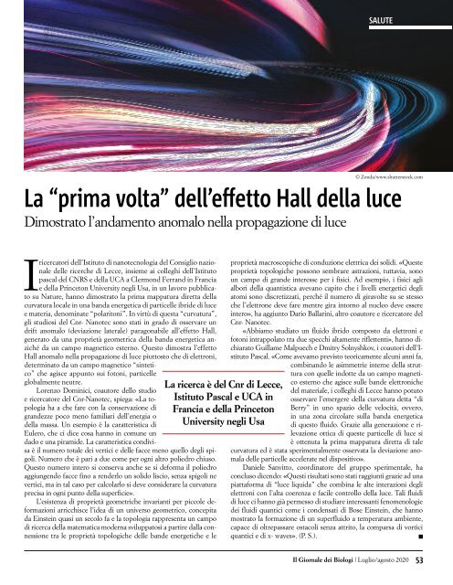 Il Giornale dei Biologi - N. 7