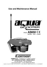 Use and Maintenance Manual - Aquascooter