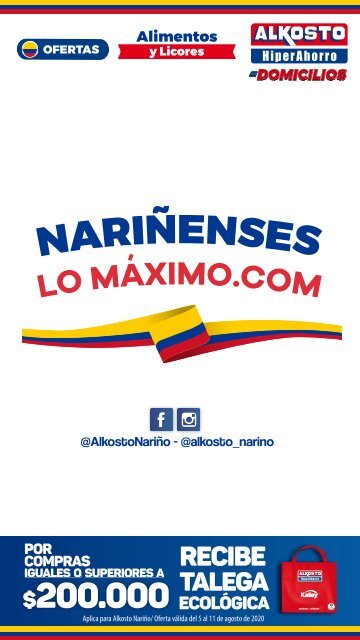 Ofertas Alimentos y Aseo - 5/08/2020