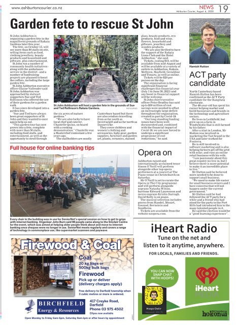 Ashburton Courier: August 06, 2020