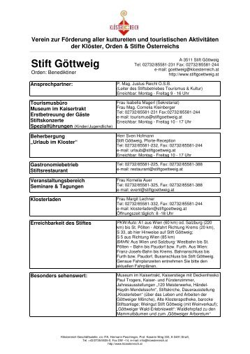 Stift Göttweig - Klösterreich