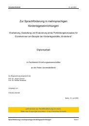 Team zum Thema Spracherwerb / Sprachförderung - Kinderland