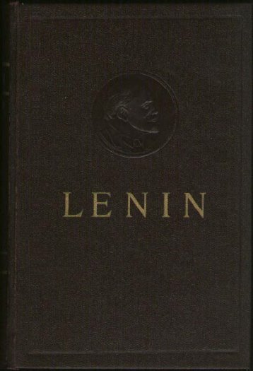 Collected Works of V. I. Lenin - Vol. 3 - From Marx to Mao