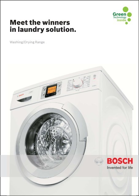 Bosch Washer-Dryer 2009/2 - Bosch Home