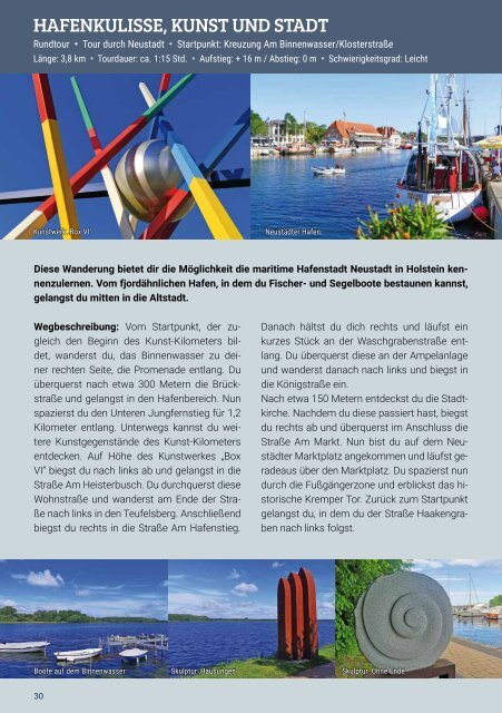 Wandern - An der Küste und im idyllischen Binnenland der Lübecker Bucht