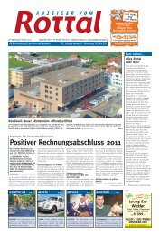 Rottalmärt - Anzeiger vom Rottal