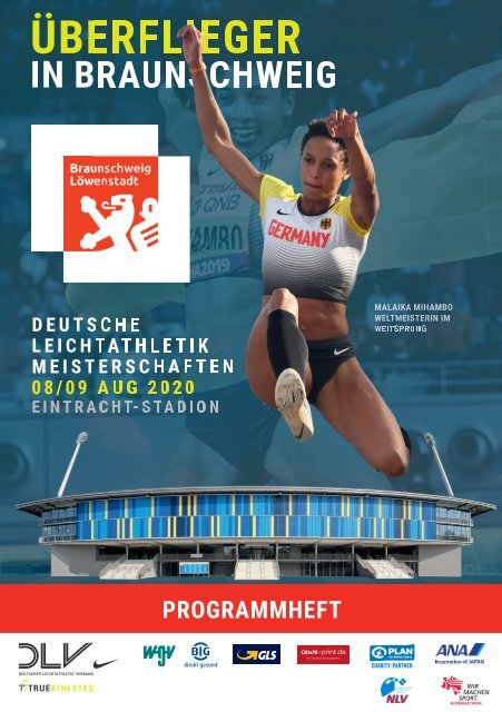 Das Programm zu den 120. Deutschen Leichtathletik-Meisterschaften in Braunschweig
