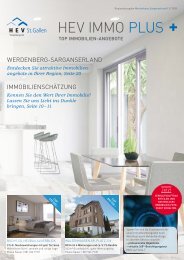 HEV IMMO PLUS+ Ausgabe Werdenberg-Sarganserland