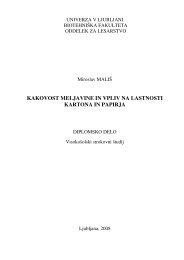 kakovost meljavine in vpliv na lastnosti kartona in papirja - Digitalna ...