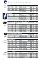 LED AKTIONSPREISE AB 1.1.2012 bis 30.9.2012 - Rutec