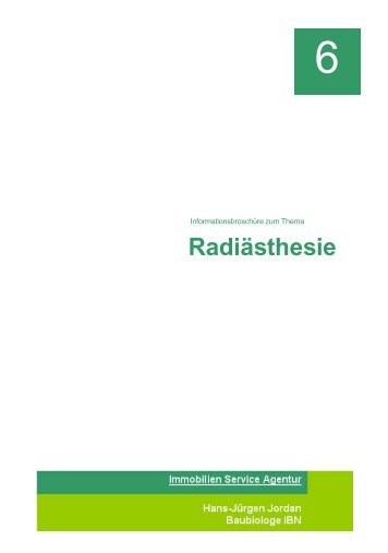 6 - Informationsbroschüre Radiästhesie - a1-baubiologie