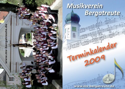 Terminkalender 2009 - Musikverein Bergatreute eV