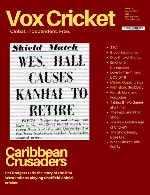 Vox Cricket Issue 05