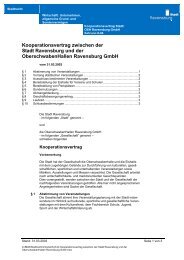 S-8-04: Kooperationsvertrag zwischen der Stadt Ravensburg und ...