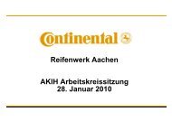 Reifenwerk Aachen Produktions - (FIR) an der