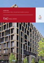 E & G Real Estate: Münchner Büro- und Investmentmarktbericht 2019/2020