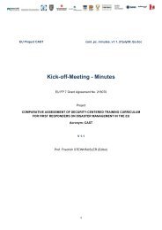 Kick-off-Meeting - Minutes - CAST - Universität Salzburg