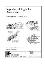 Ingenieurbiologische Bauweisen