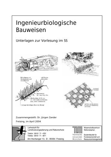 Ingenieurbiologische Bauweisen