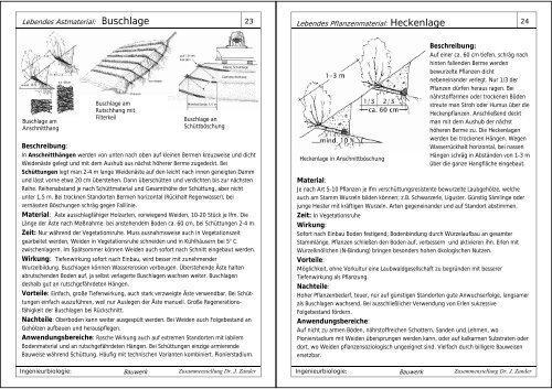 Ingenieurbiologische Bauweisen