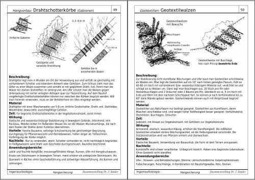 Ingenieurbiologische Bauweisen