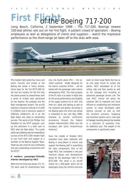 Magazin "take off" - Issue 4 - FACC