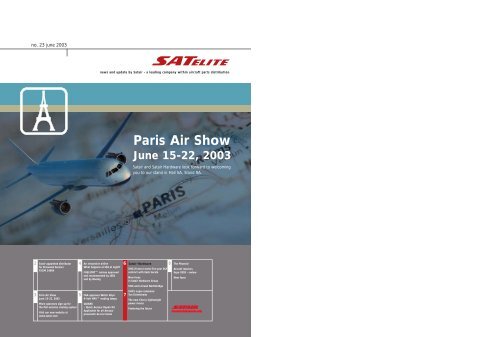 Download Satelite no. 23 (June 2003) - Satair.com