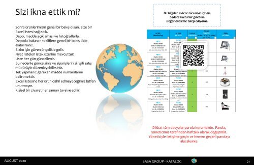 SaSa Katalog - Türkisch