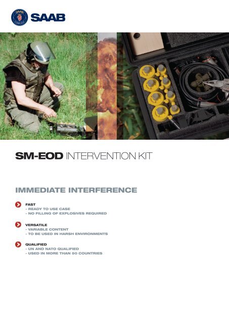 SM-EOD Intervention Kit product sheet - Saab