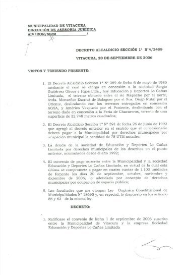 J - Municipalidad de Vitacura