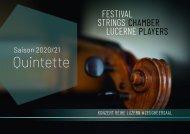 Konzert Reihe Luzern #Zeugheersaal Saison 2020-21