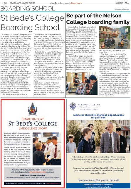 Selwyn Times: August 12, 2020