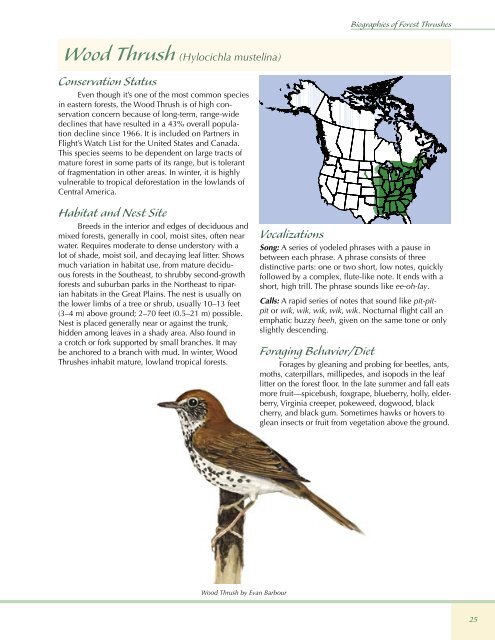 A Land Manager's Guide to Improving Habitat for Forest Thrushes