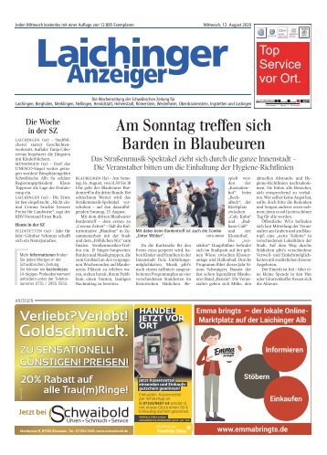Laichinger Anzeiger 12.08.2020