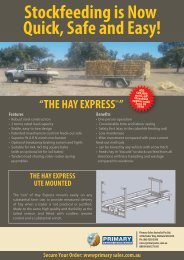 The Hay Express Bale Feed-Out Trailer