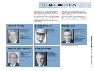 LEGACY DIRECTORS - Gator Boosters, Inc.