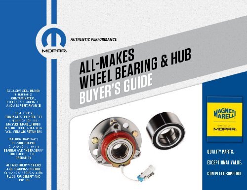 Magneti Marelli by Mopar 1AMH512163 Wheel Bearing and Hub Assembly 