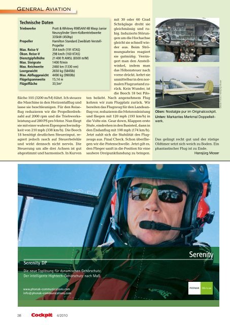 Military Aviation Civil Aviation Dr. Bruno Stanek General ... - Cockpit