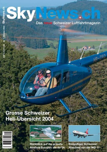 Grosse Schweizer Heli-Übersicht 2004 - SkyNews.ch