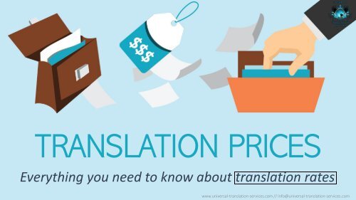 Information about translation prices
