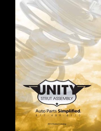 PDF formatted 2012 Catalog - Unity Automotive